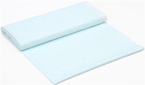 light blue Micheal Miller fabric whale animal Find the Narwhal 3