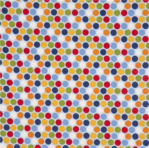 light blue Riley Blake polka dot fabric from the USA Fabric by Riley ...