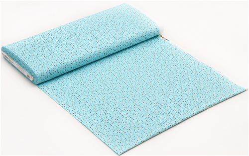 light blue Robert Kaufman dot fabric Remix Bermuda 3