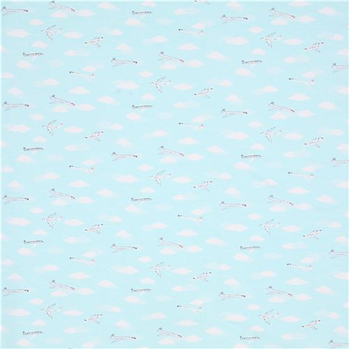 light blue knit fabric