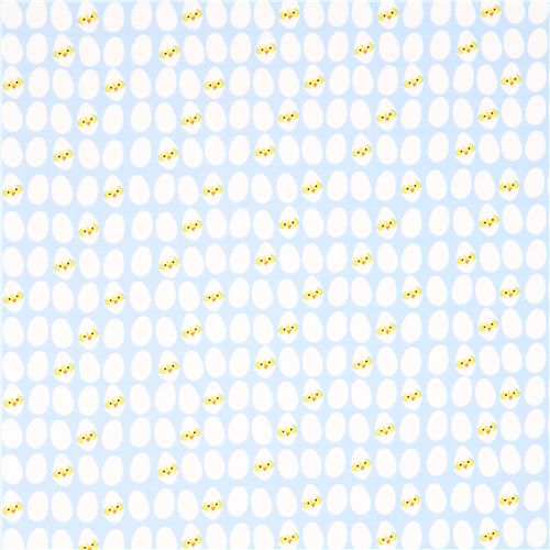 light blue chick fabric by Dear Stella USA 2