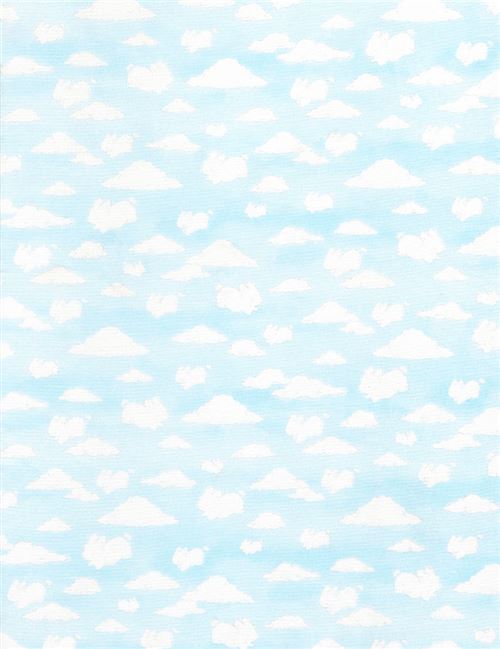 Light Blue Fabric With Cloud Sky By Timeless Treasures Children Light Blue Fabric With Cloud Sky By Timeless Treasures 2