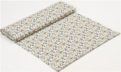 Remnant (40 x 110 cm) - off-white Nakamura colorful berry fabric from Japan 4