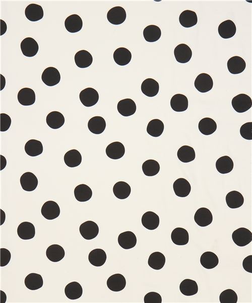 light cream with black spot birch knit organic fabric USA 2