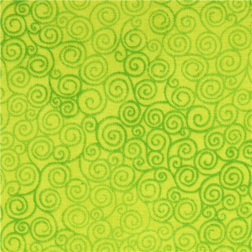 Light Green Swirl Pattern Fabric Jazz Timeless Treasures Fabric By