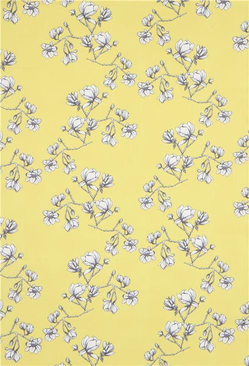 light lime green fabric with flower by Art Gallery Fabrics toile de