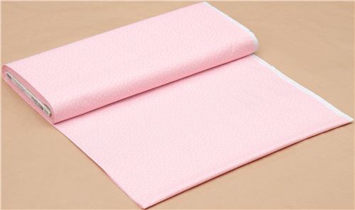 light pink Robert Kaufman small dot fabric Penned Pals 4