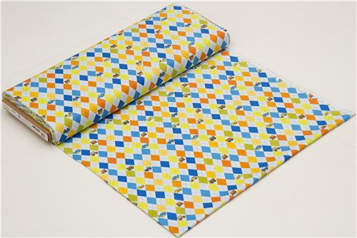 liight blue Riley Blake vehicle fabric for boys argyle 3