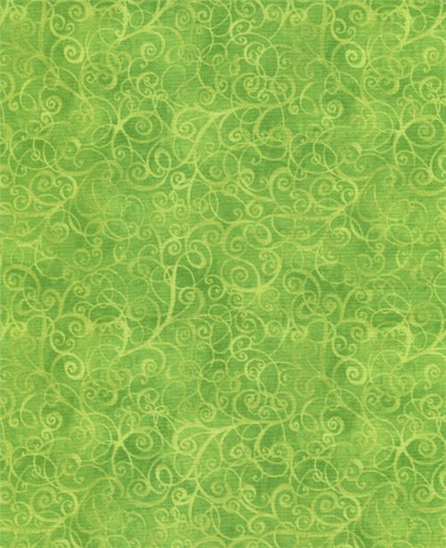 Lime Green Cute Swirl Pattern Fabric Timeless Treasures Dots Stripes