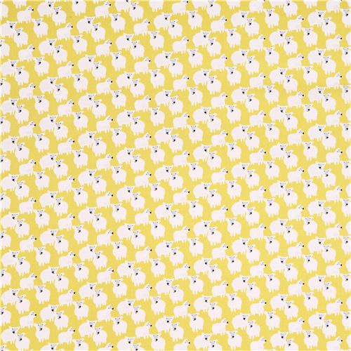 lime green farm animal sheep fabric Farm Friends by StudioE 2