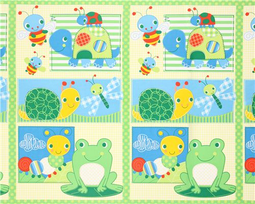 lime green frog panel animal fabric Timeless Treasures 3
