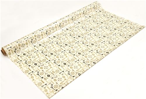 Schloss & Schl�ssel Premium Laminat Stoff Michael Miller  3