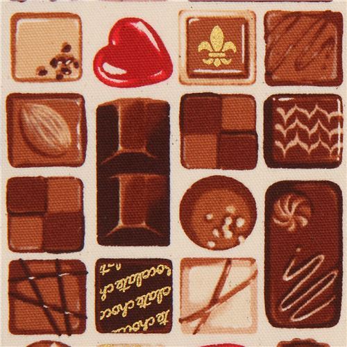 Resto de (39 x 112 cm) - Tela oxford de Cosmo con bombones y dorados metalizados 2