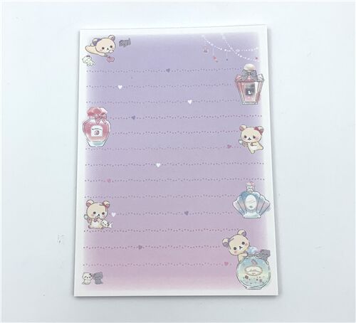 mini Korilakkuma and friends letter and envelope set by San-X 3