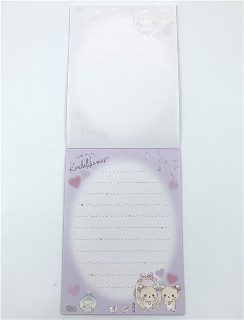 mini Korilakkuma and friends letter and envelope set by San-X 4