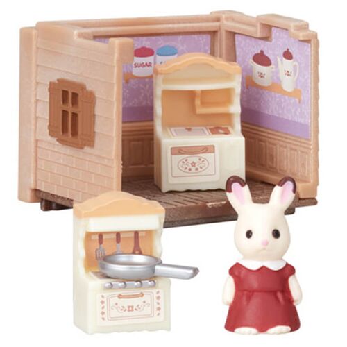 Mini Sylvanian Family Rabbit and Bear zuf�lliges Gashapon-Kapselspielzeug 4