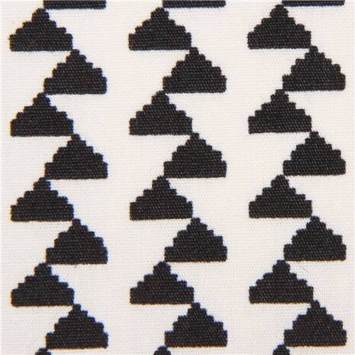 mini black triangle fabric by Art Gallery Fabrics in cream Fabric