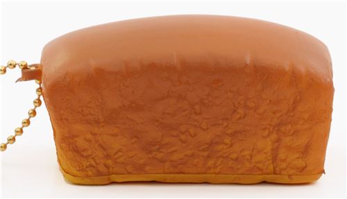 mini brown soft loaf bread loaf squishy chain by Cutie Creative - Food Squishy - Squishies ...