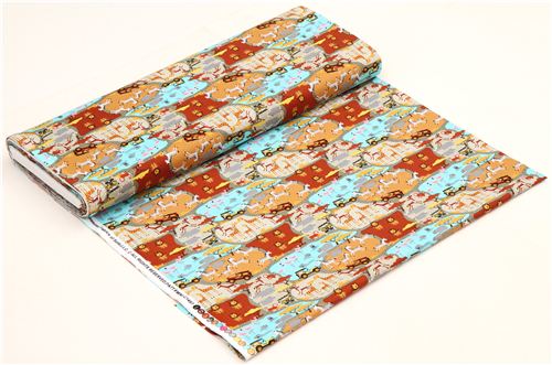 Mini Safari Tiere Stoff von Timeless Treasures USA 3