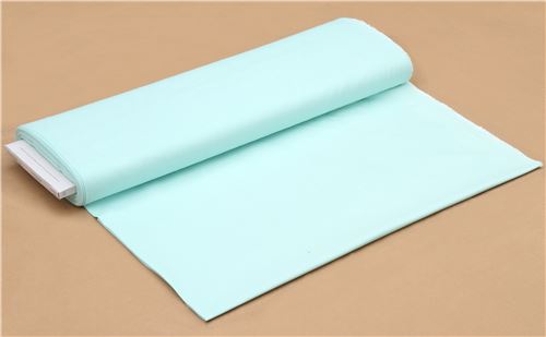 mint green solid Cloud 9 extra wide organic cotton Denim fabric Tinted Denim 2