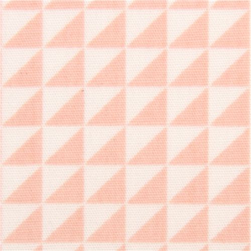 monaluna Bio-Stoff mit rosa Dreiecken aus den USA 1