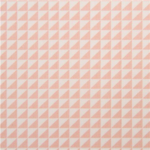 monaluna Bio-Stoff mit rosa Dreiecken aus den USA 2
