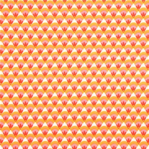 monaluna Muster Raute sunrise Bio-Stoff USA 2