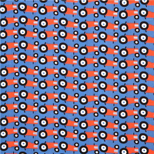 monaluna tractor car farm organic fabric USA 2
