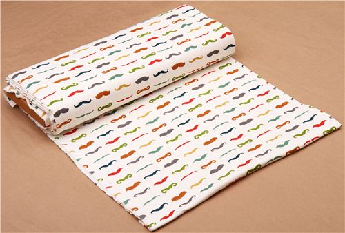 Schnurrbart Retro Jersey Bio-Stoff birch USA 3