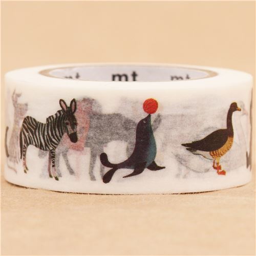 mt Washi Tape deco tape designer tape animals Animal Tapes Deco