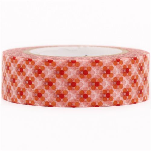 mt Washi Tape deco tape dot pattern red orange Washi Tape