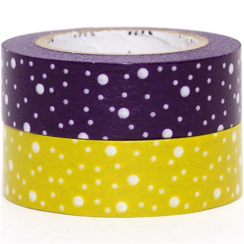 mt Washi Masking Tape deco tape set 2pcs with dots Deco Tape Sets