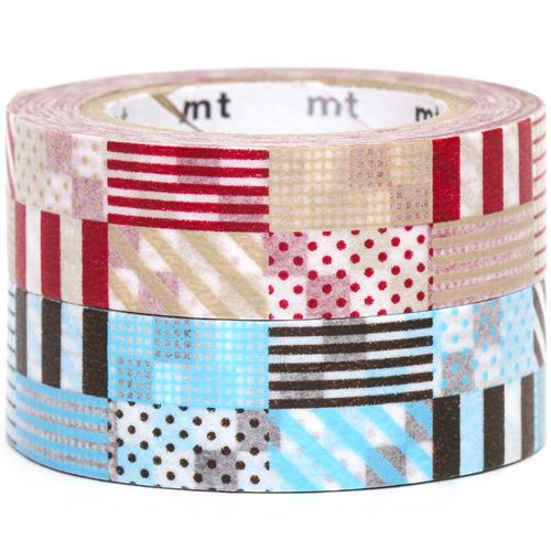 mt Washi Masking Tape deco tape set 2pcs with patterns Deco Tape Sets