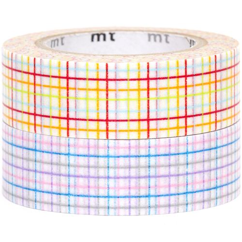 mt Washi Tape deco tape set 2pcs with plaid Deco Tape Sets Deco
