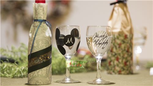 Set cinta adhesiva decorativa washi de Navidad 3 uds. con raya joya �rbol 7