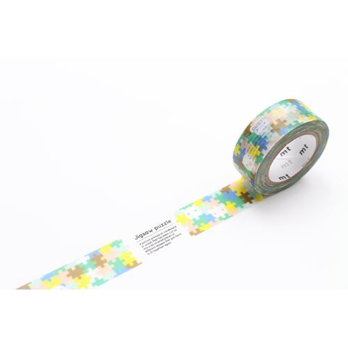 mt for kids Washi Masking Tape deco tape colorful jigsaw puzzle piece