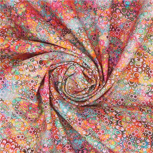 Rainbow Kaleidoscope Fabric By Quilting Treasures - ModeS4u