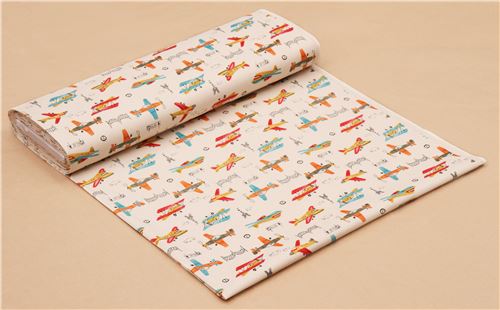 natural color Oxford fabric colorful airplane from Japan 4