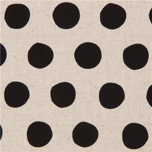 natural color Robert Kaufman canvas dot fabric Fabric by Robert Kaufman modeS4u