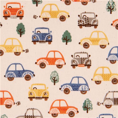 natural color fabric small colorful car by Cosmo from Japan - modeS4u