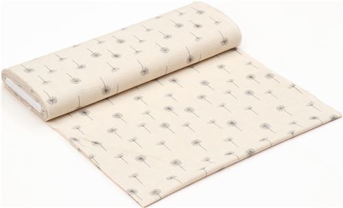 Resto de 42 cm - Tela de color natural con molinillo flor de diente de león 3