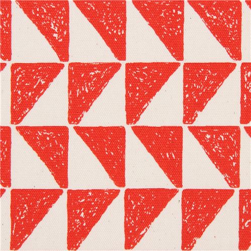 Natural Color Red Triangle Shape Oxford Fabric Cosmo An Dots Natural Color Red Triangle Shape Oxford Fabric Cosmo An 1