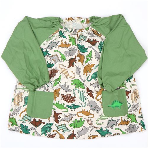 natural color with cute brown grey green dinosaur oxford fabric from Japan 4