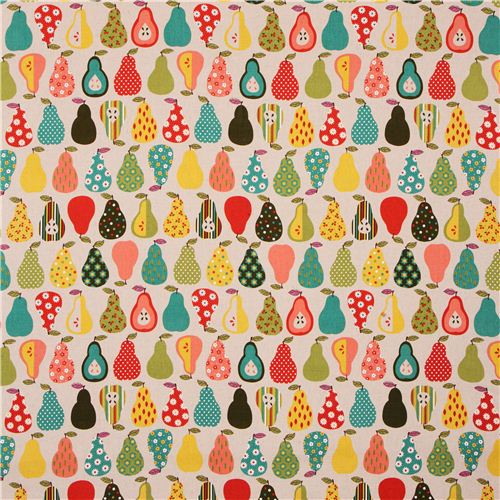 natural-colored pear fruit oxford fabric Cosmo Japan 2