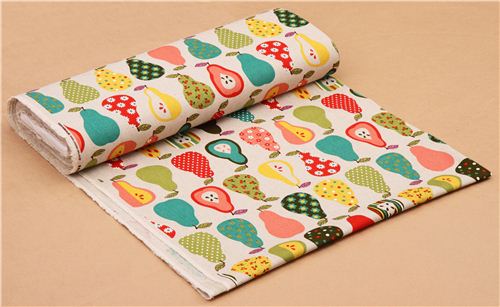 natural-colored pear fruit oxford fabric Cosmo Japan 3