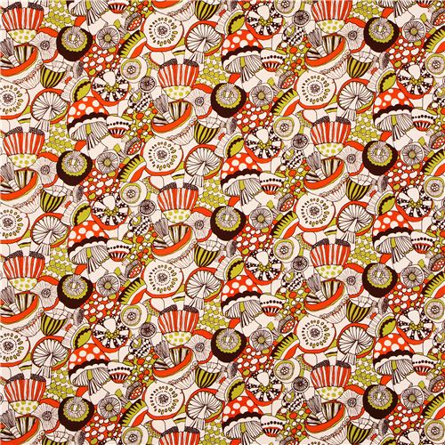 natural mushroom oxford fabric by Cosmo from Japan 2