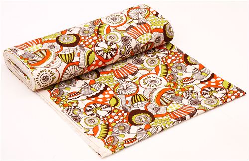 natural mushroom oxford fabric by Cosmo from Japan 3