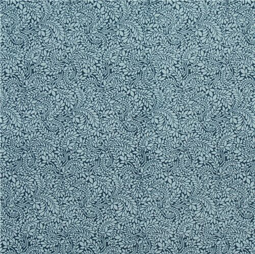 navy blue Liberty Fabrics blue vine fabric by Liberty Fabrics - modeS4u