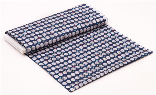 navy blue Lunar Eclipse Cosmic Convoy Cloud 9 moon organic fabric 3