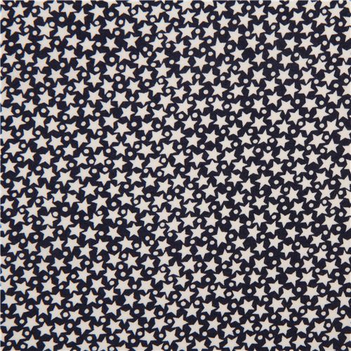 navy blue Timeless Treasures stars fabric from the USA 2